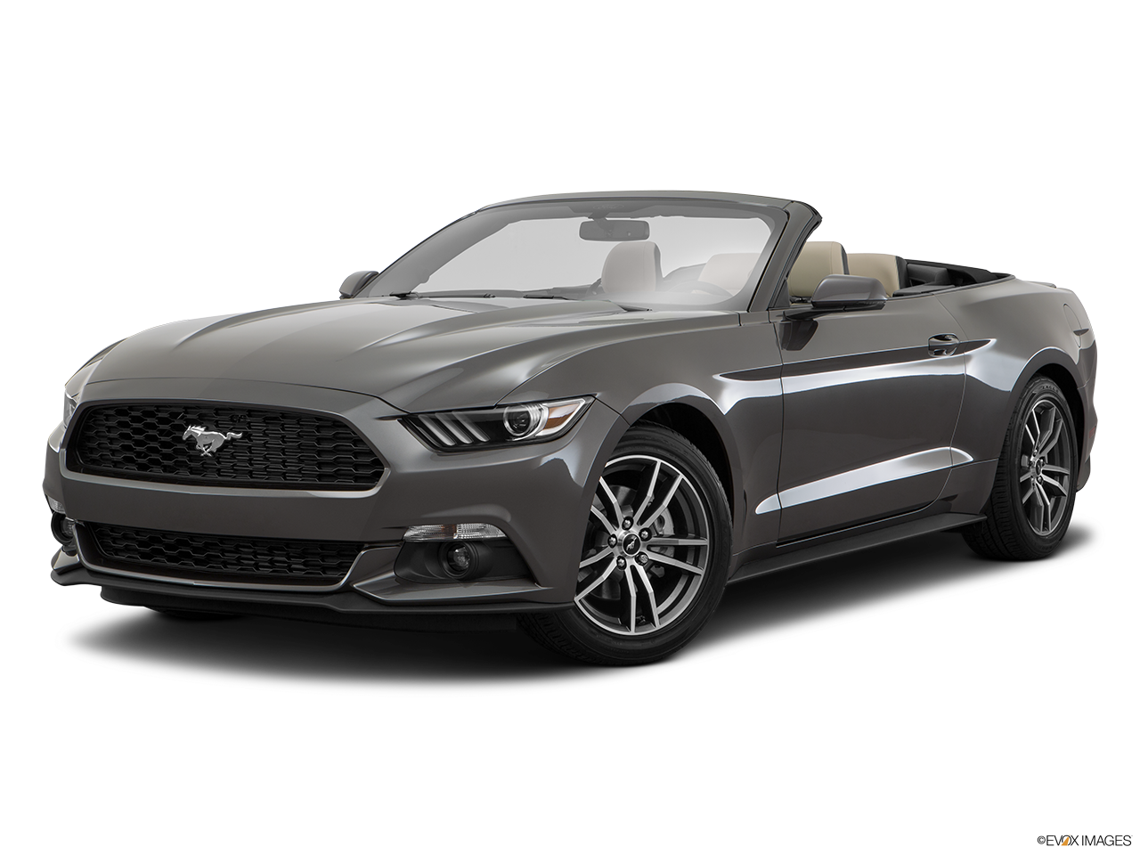 2016 Ford Mustang - 2017 Ford Mustang Convertible Gray (1280x960), Png Download