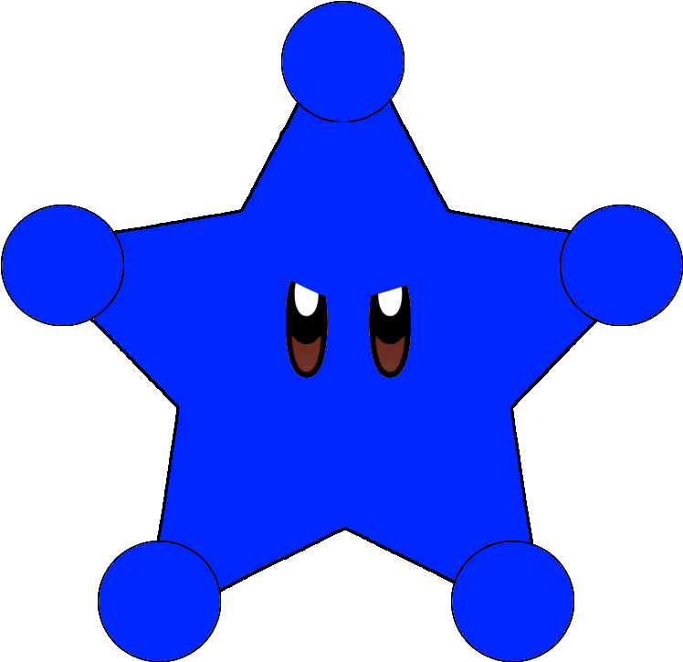 Dark Grand Star - Super Mario Grand Star (750x750), Png Download