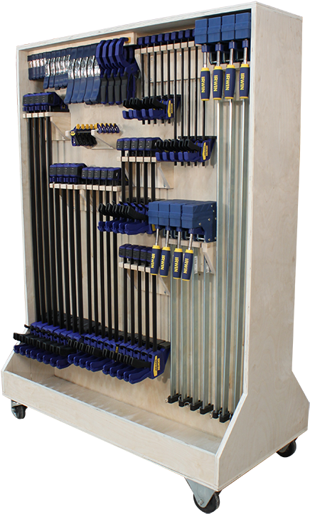 Woodworking Clamp Rack Systems (480x750), Png Download