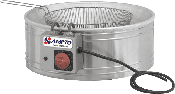 Uniworld (uf-r20) Electric Round Fryer (648x616), Png Download