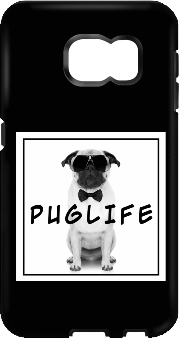 Pug Life Samsung Phone Case - Motorola Moto G5 Plus Leren Portemonnee Hoesje Dog (1155x1155), Png Download