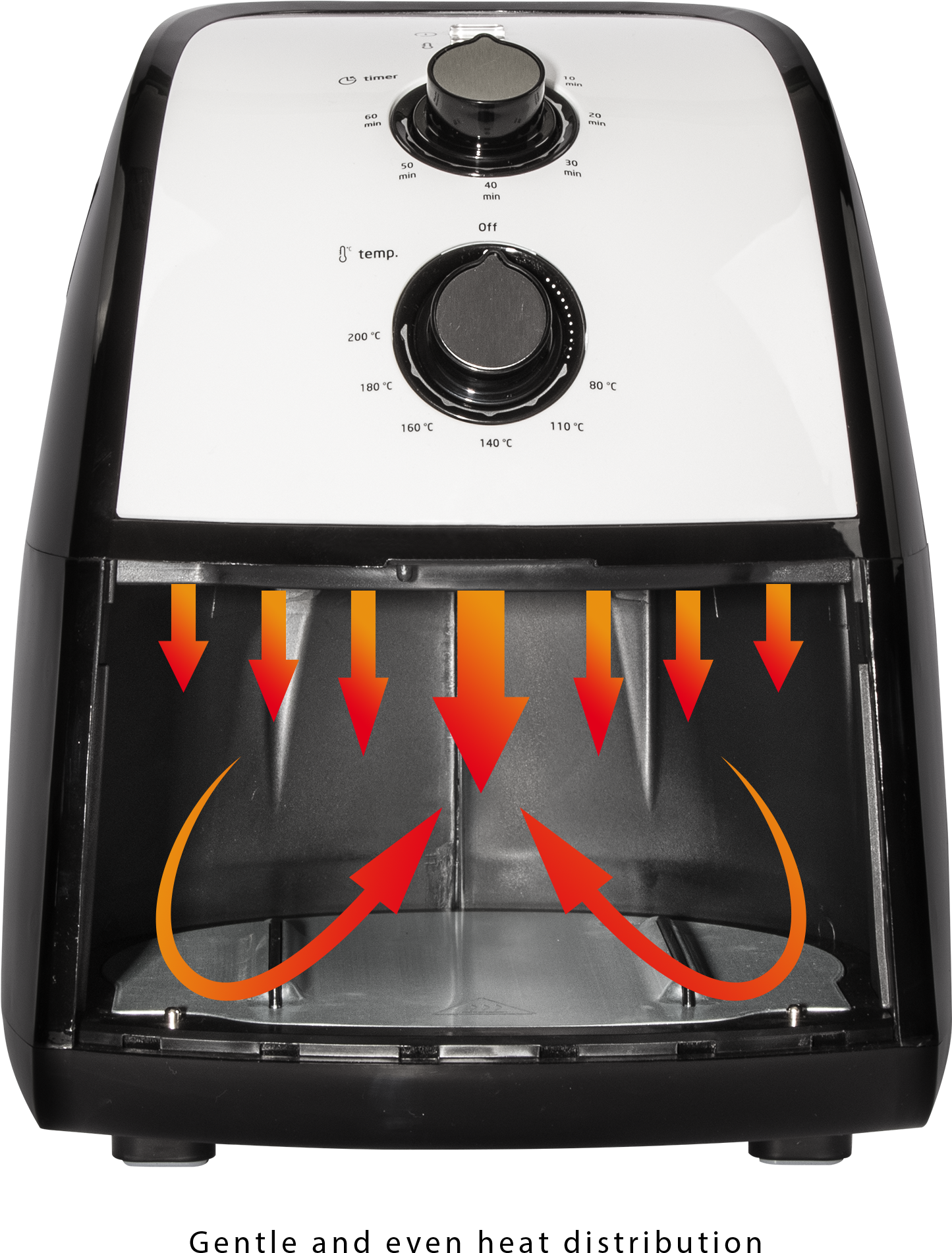 Oil And Fat Free Hot Air Fryer (2000x2000), Png Download