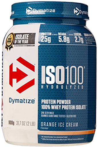 Orange Ice Cream - Dymatize Iso 100 2lbs (1111x736), Png Download