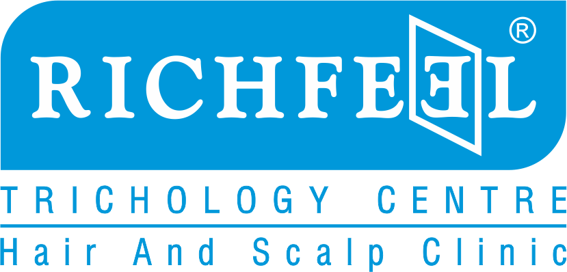 Richfeel Tricho Logo On White Background1 - Richfeel Health And Beauty Pvt Ltd (829x398), Png Download