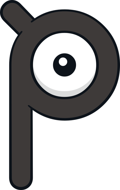 9,768,000 Exp - Unown P Png (507x800), Png Download