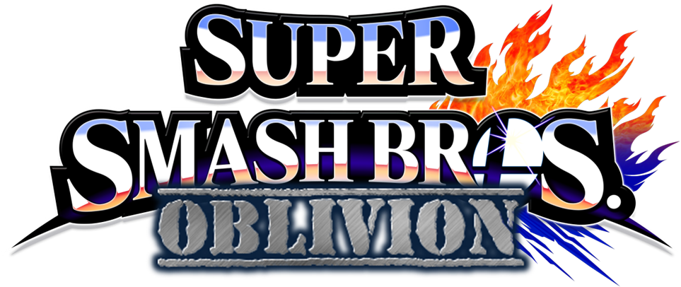 Oblivion - Super Smash Bros Title (1016x487), Png Download