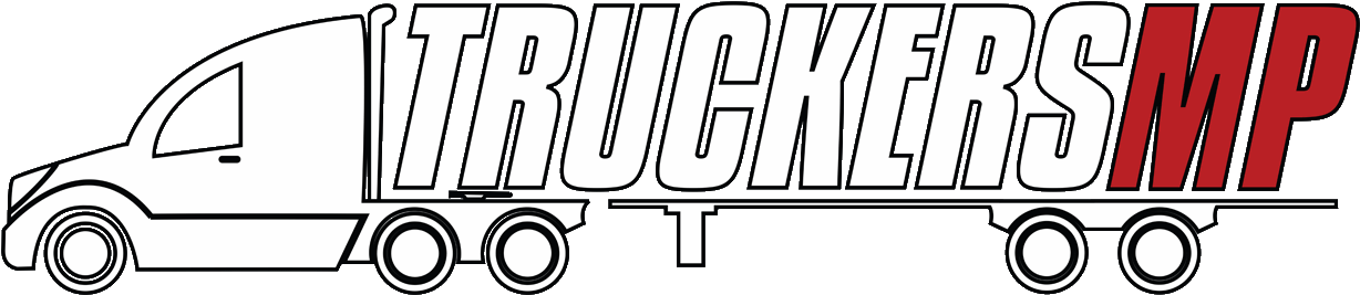 Truckersmp-log - Thumb - - Truckers Mp (1600x391), Png Download