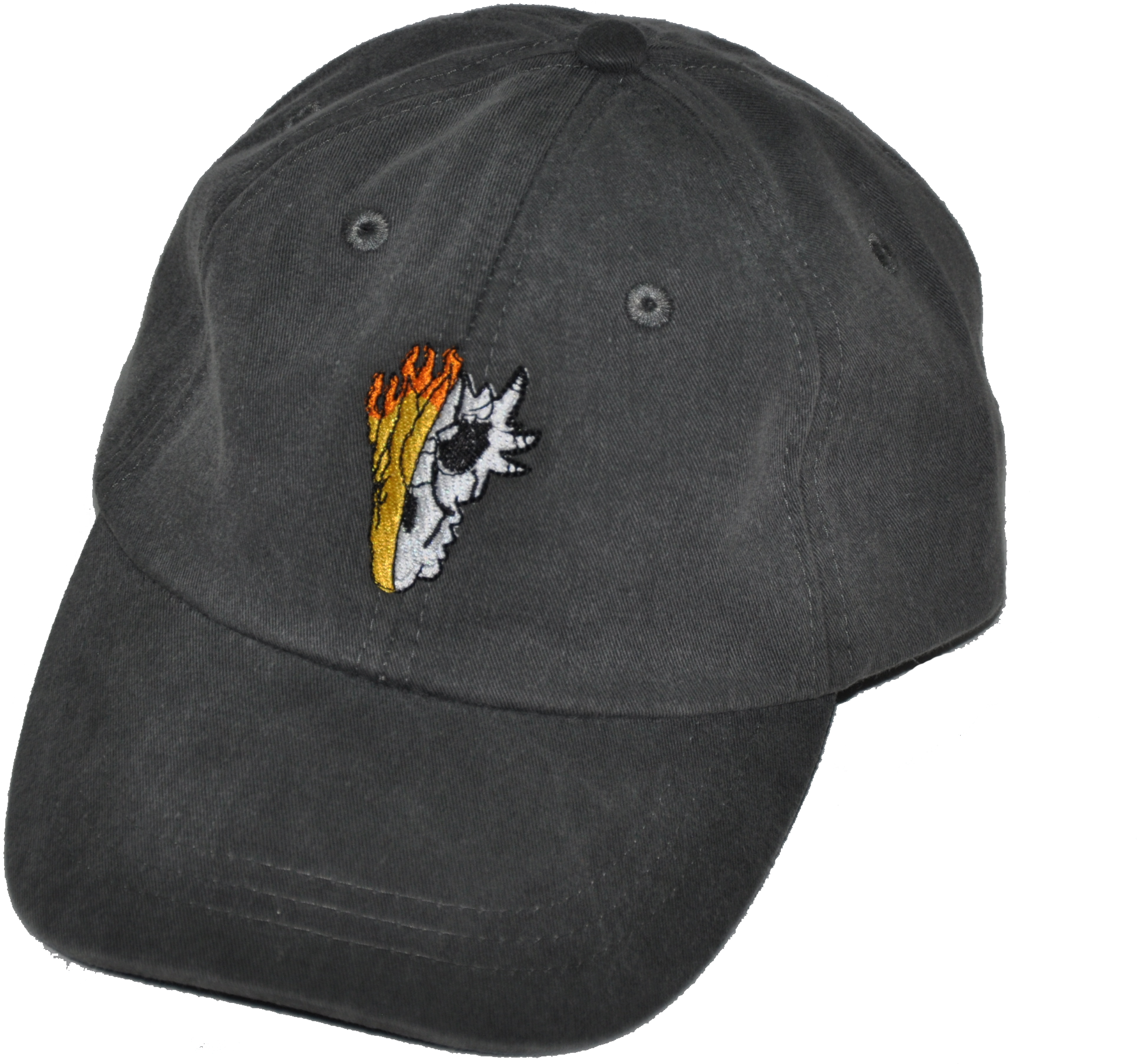 Image Of Burning Demonio Cap Charcoal (4288x2848), Png Download