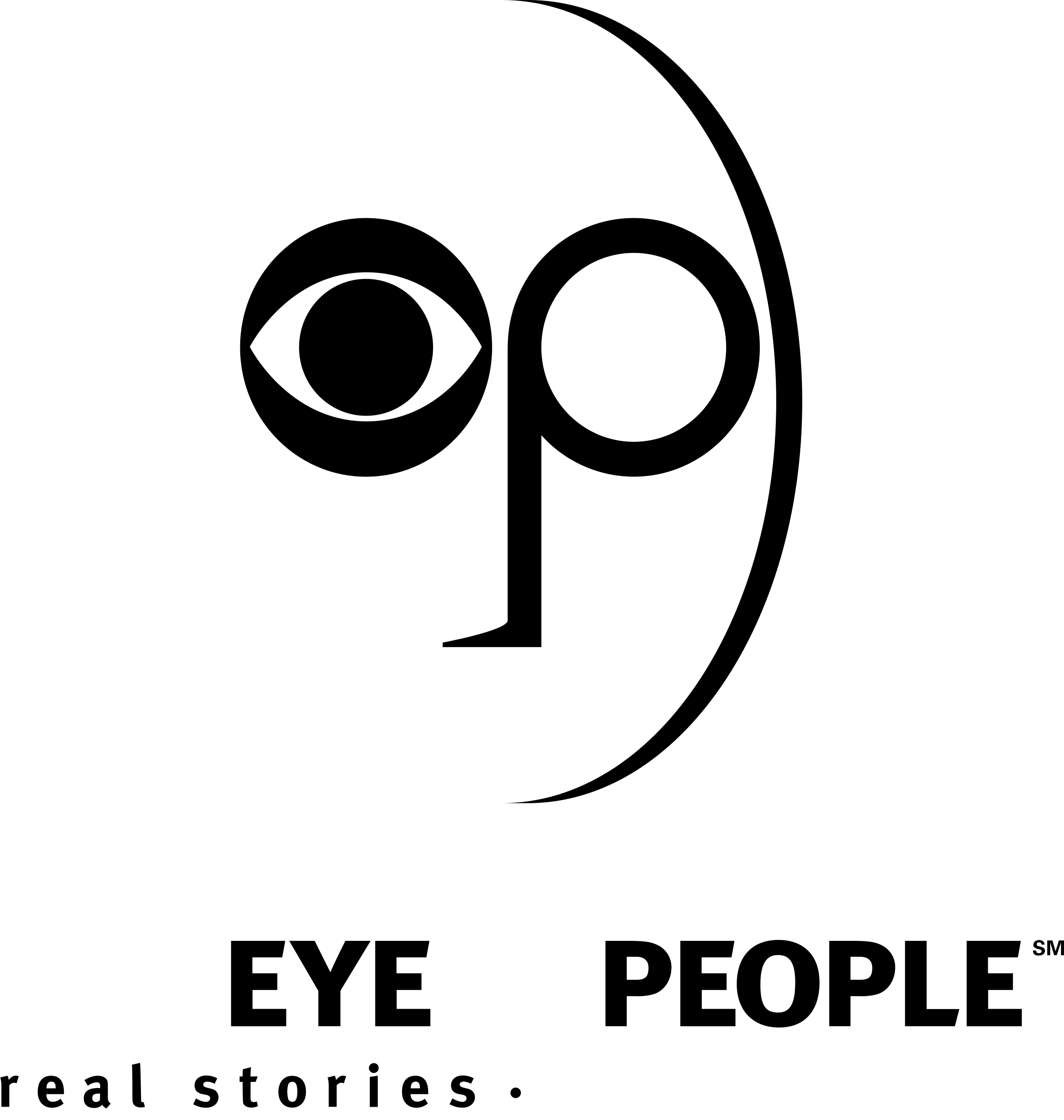 Cbs Eye On People Logo Black And White - Cbs Eye On People (2400x2525), Png Download