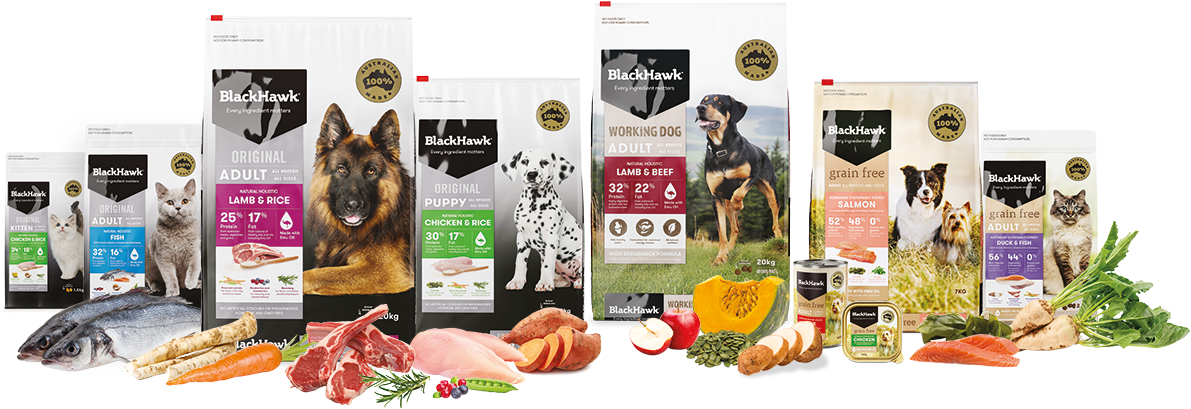 Black Hawk Products - Black Hawk Pet Food (1200x447), Png Download