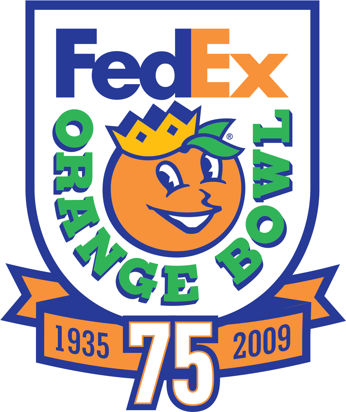 Fedex Orange Bowl Logo (1200x1415), Png Download