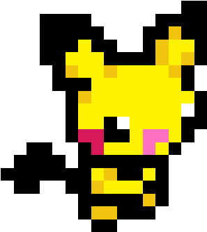 Pichu - Drawing (592x592), Png Download