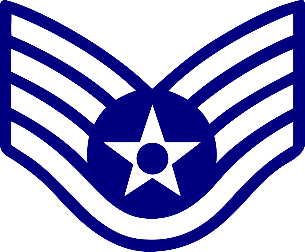Usaf Staff Sergeant Rank Insignia - Tech Sergeant Air Force (1024x846), Png Download