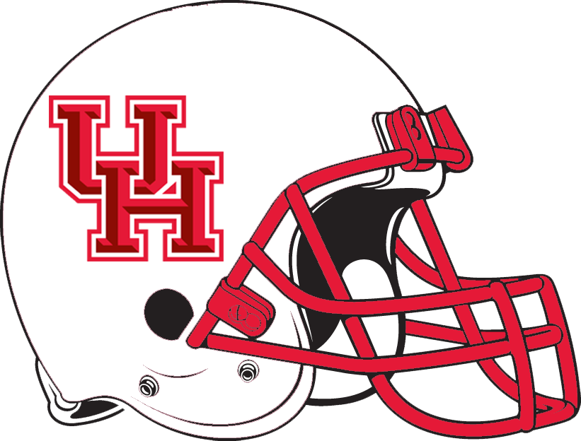 Houston Cougars - Detroit Lions Helmet Logos (821x624), Png Download