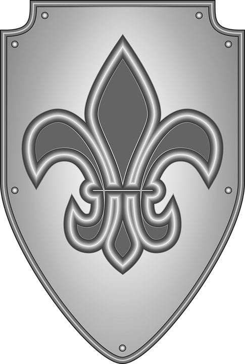 Heraldry, Knight, Medieval, Shield - Escudo De Caballero Png (485x720), Png Download