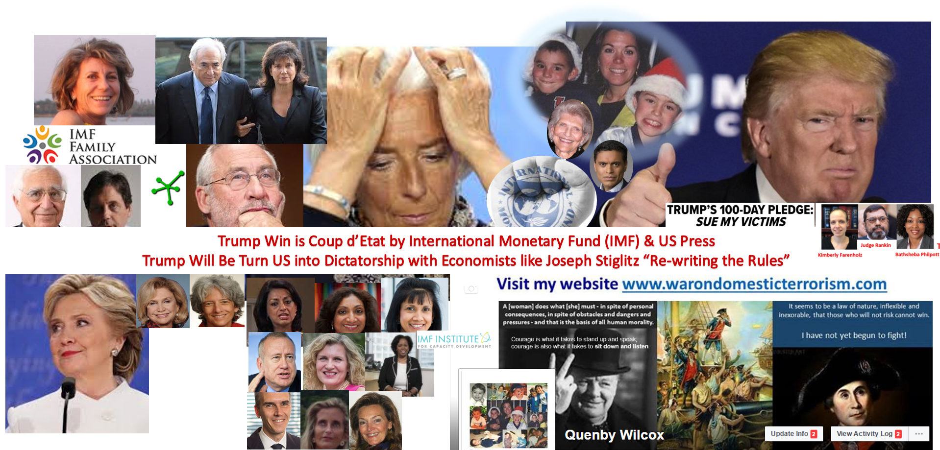 Presidential Win Of Trump Is A Coup D'etat By The International - Collage (1917x925), Png Download