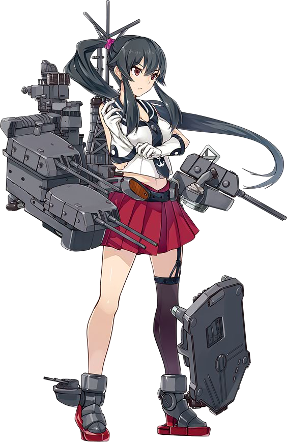 “light Cruiser Yahagi, Reporting For Duty - Yahagi Kancolle (564x869), Png Download