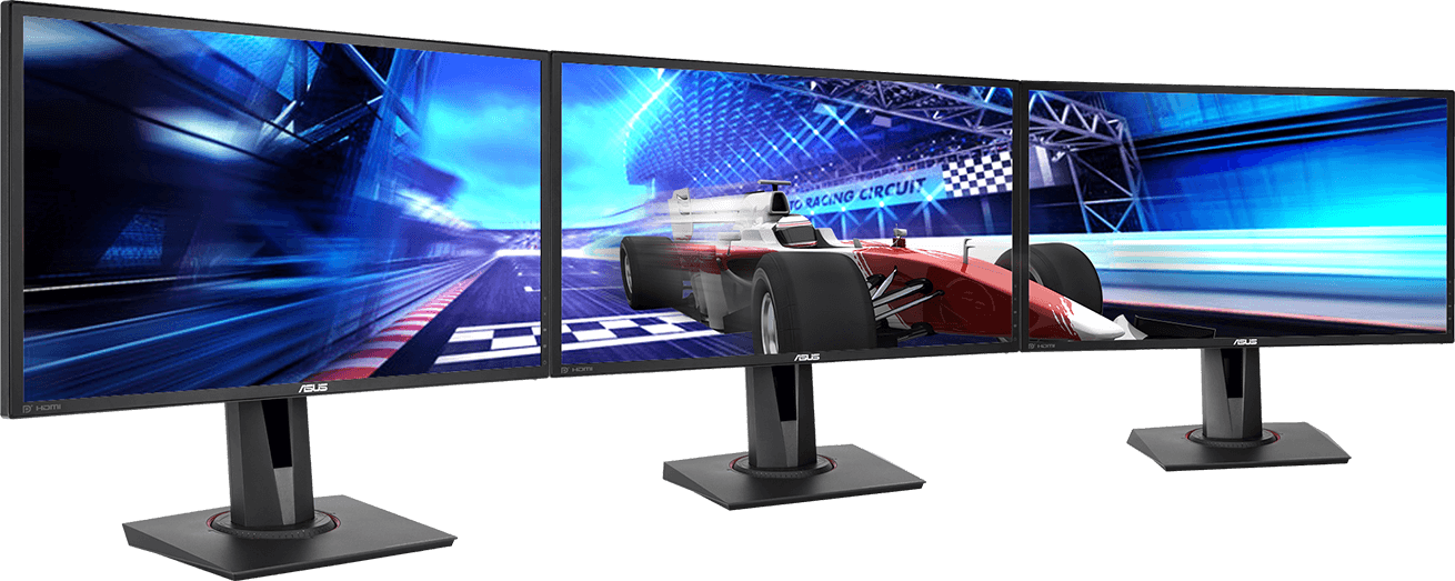 Asus Mg248q 24" Fhd Gaming Monitor (1310x523), Png Download