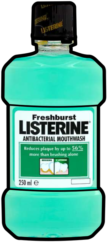 Picture - Listerine - Listerine Cool Mint Mouthwash 500ml (800x800), Png Download