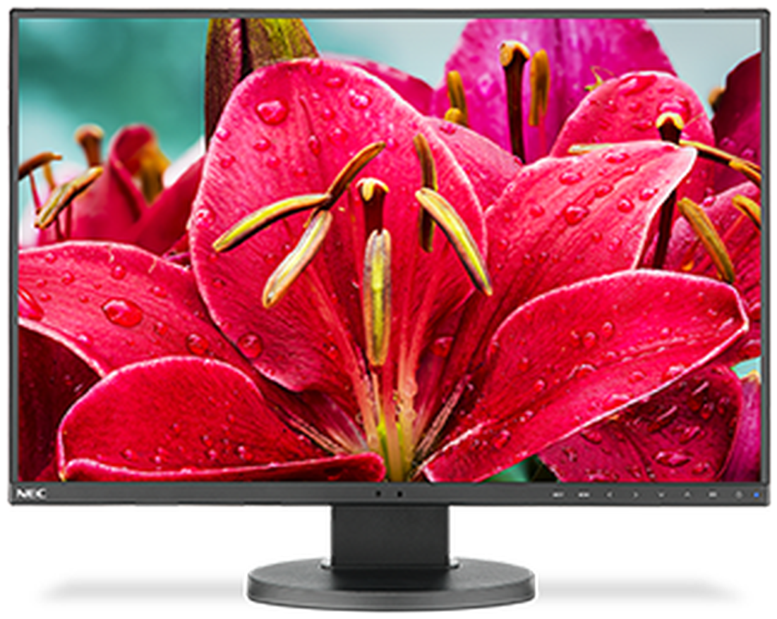Nec Display Solutions - Nec Display Lfd Nec Multisync Ea245wmi-bk - Led Monitor (1200x1200), Png Download