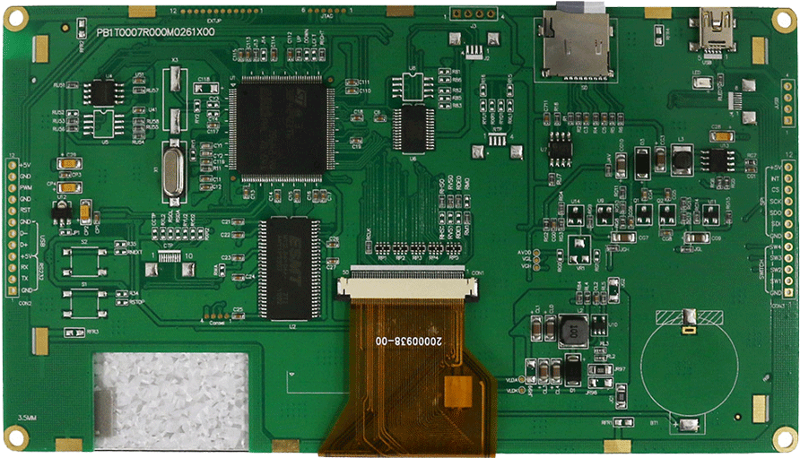 All In One Uart Tft, Uart Tft Lcd 7 Inch - Liquid-crystal Display (1000x800), Png Download