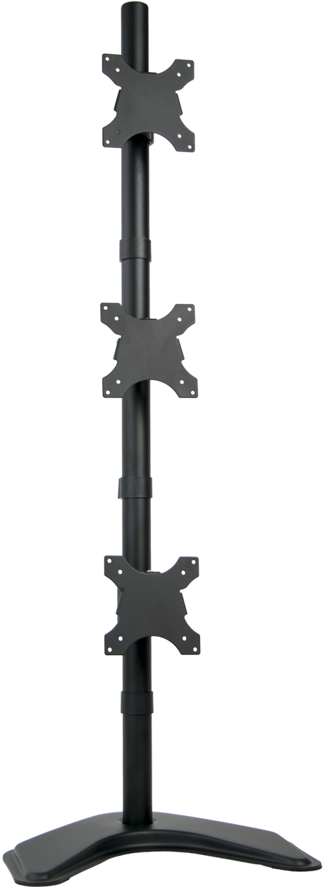 Vivo Triple Lcd Monitor Desk Stand/mount Free Standing - Computer Monitor (926x1280), Png Download
