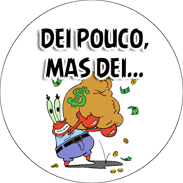 Adesivos Para Hora Da Gravata - Mr Krabs Spongebob Squarepants (591x591), Png Download