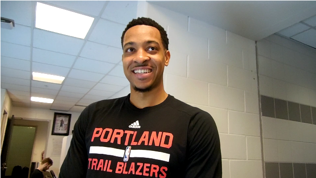 Cj Mccollum Snakker Om Rap - Fun (640x480), Png Download