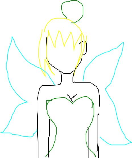 Sininho - Cartoon (1020x608), Png Download