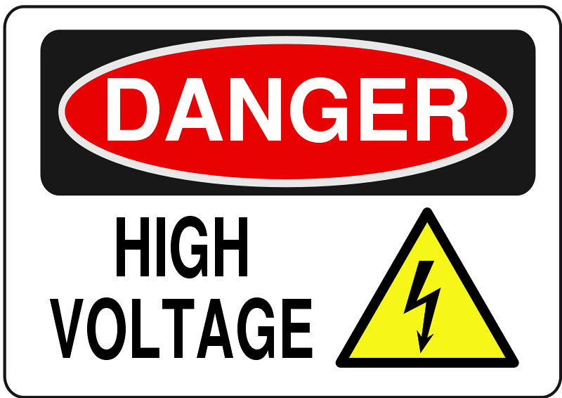 Dangerous High Voltage Alt - Danger High Voltage Hd (800x566), Png Download