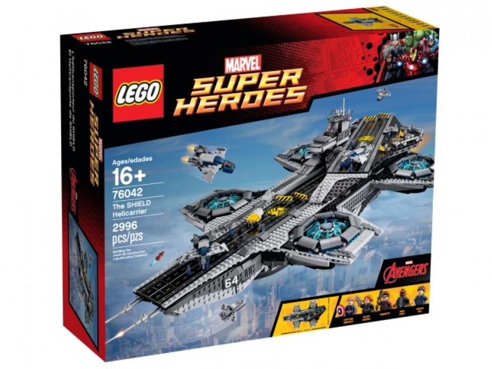 Lego 76042 The Shield Helicarrier (980x980), Png Download
