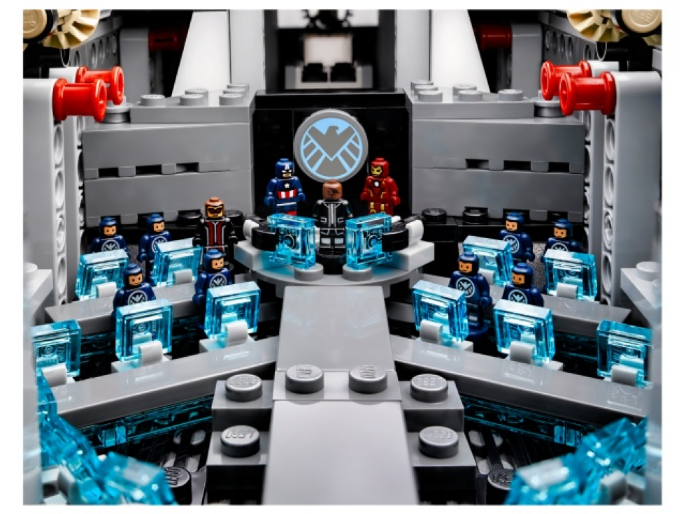 Lego 76042 The Shield Helicarrier (980x980), Png Download