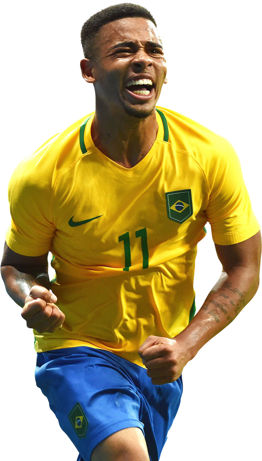 Gabriel Jesus Render - Gabriel Jesus Brazil Png (930x1600), Png Download