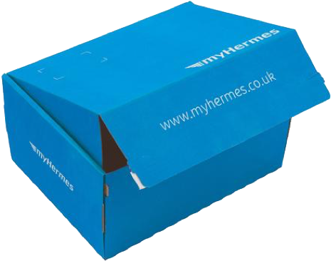 A Parcel Box - Blue Packaging Box (730x456), Png Download