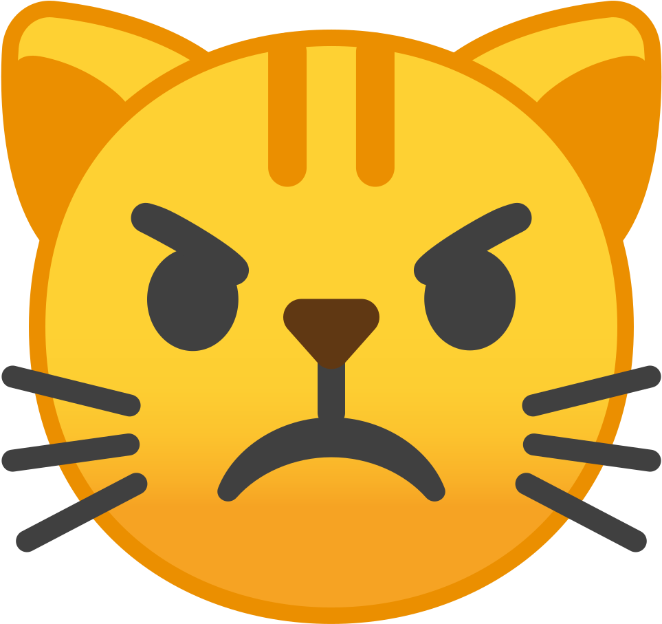 Download Svg Download Png - Emoji Gato (1024x1024), Png Download