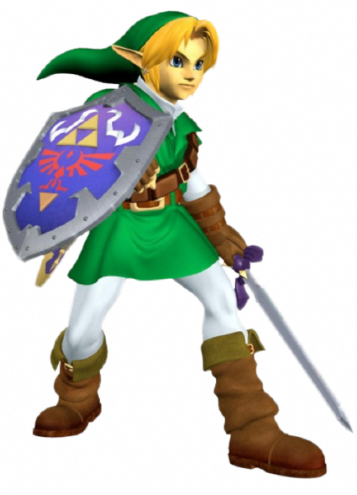 Link Saw Some Improvements In Melee, But It Didn't - Link Super Smash Bros (1200x1664), Png Download