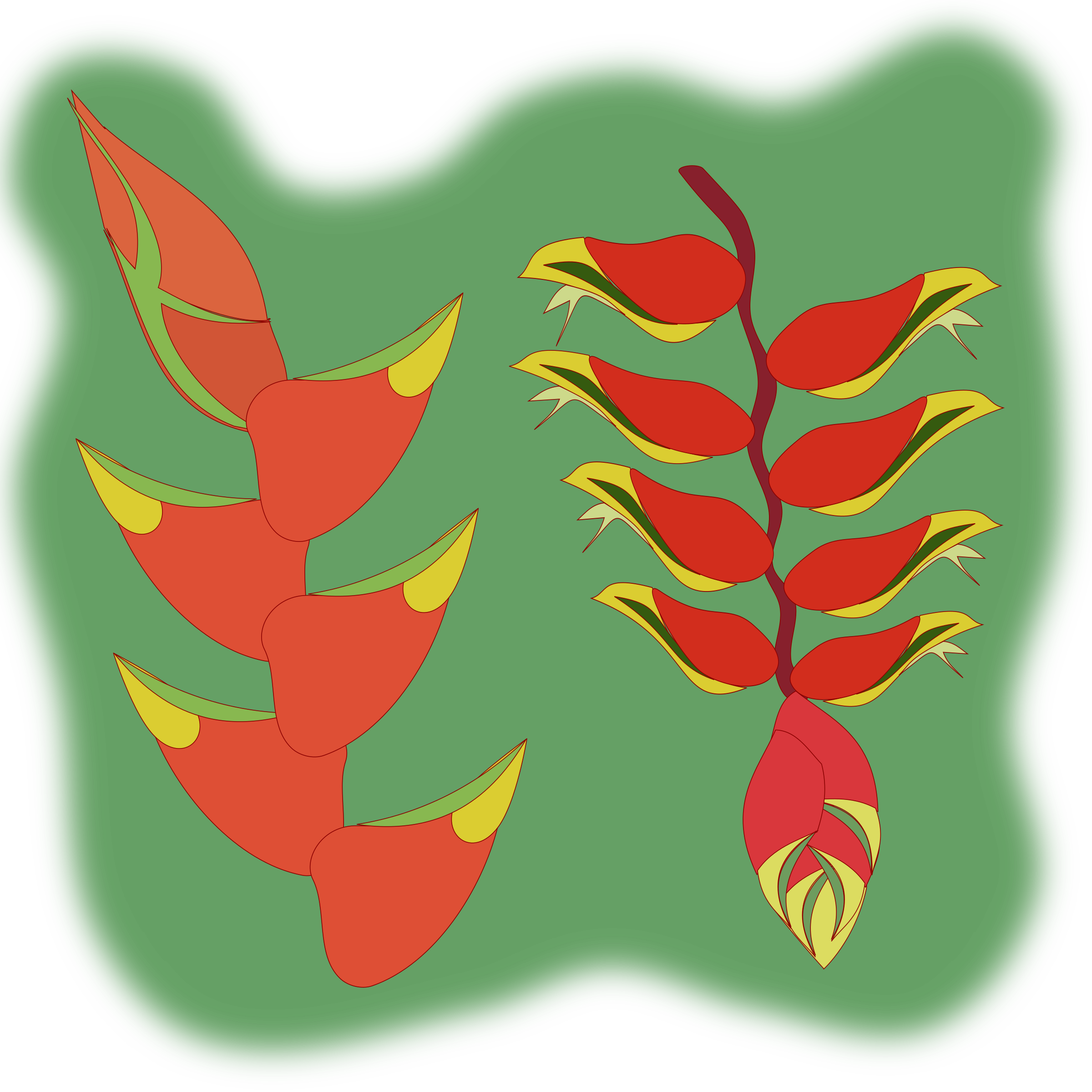 This Free Icons Png Design Of Heliconia Flower (2400x2400), Png Download