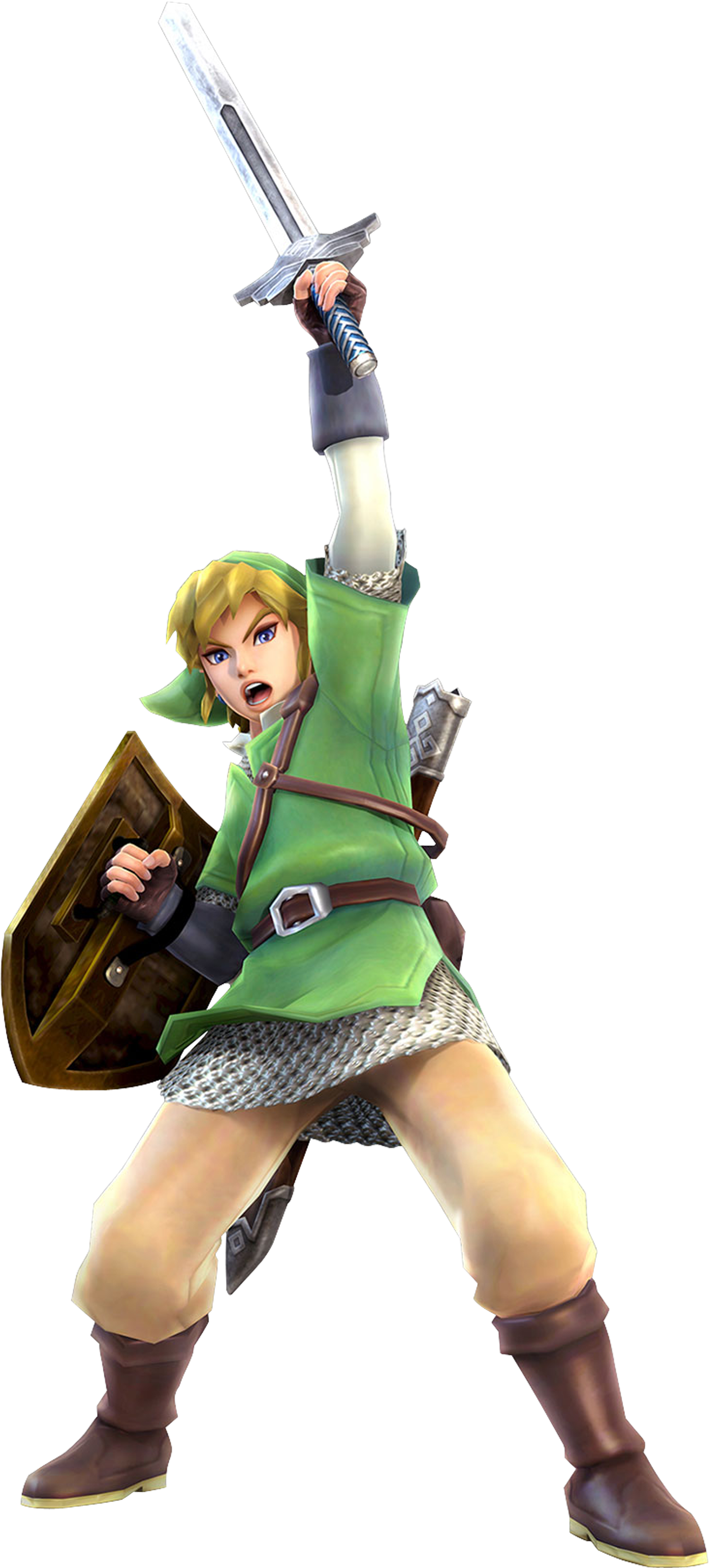 Link - Skyward Sword - Hyrule Warriors Skyward Sword Link (2000x3300), Png Download
