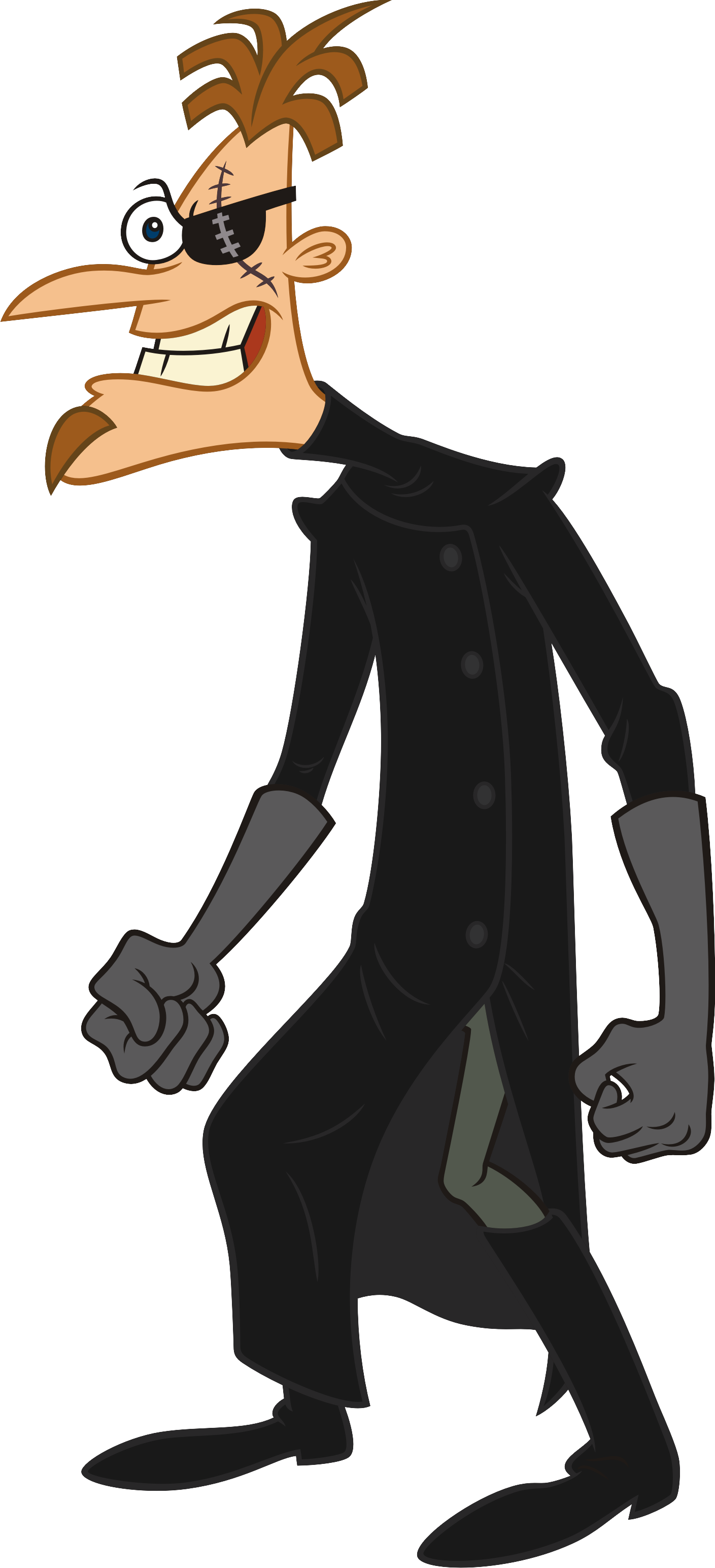 2nd Dimension Heinz Doofenshmirtz - Phineas And Ferb Across (1409x3088), Png Download