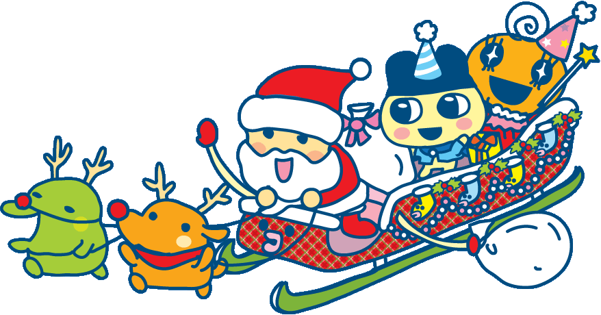 Tamagotchi Xmas - Png - Tamagotchi Tama-go With Memetchi Gotchi Figure Charm (878x460), Png Download