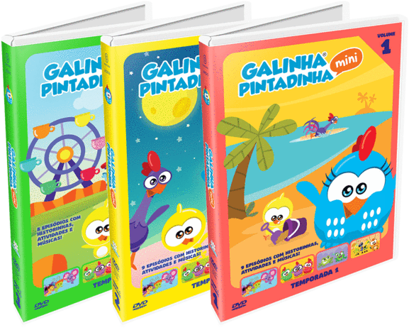 Download Combo Dvds Galinha Pintadinha Mini Vol Dvd Galinha Pintadinha Mini Temp 1 Vol 1 Png Image With No Background Pngkey Com