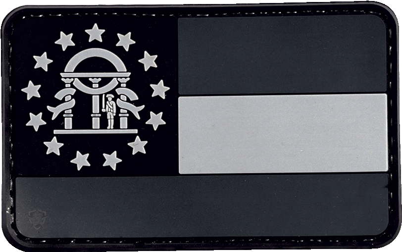 Subdued Georgia Flag Morale Patch - 5ive Star Gear Morale Patch - Subdued Georgia Flag (900x1174), Png Download