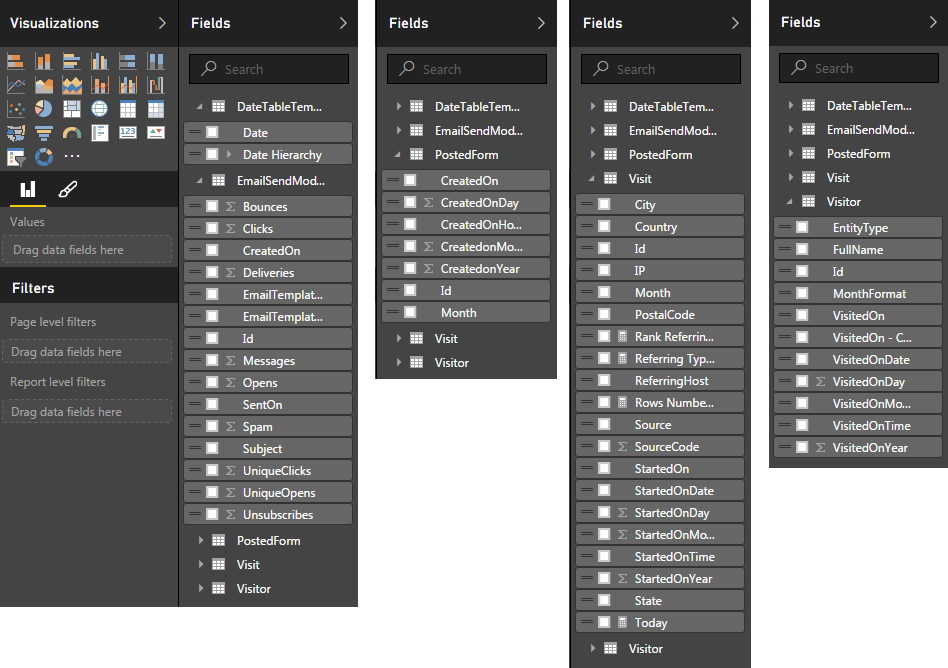 Power Bi Visualizations - Power Bi (948x668), Png Download