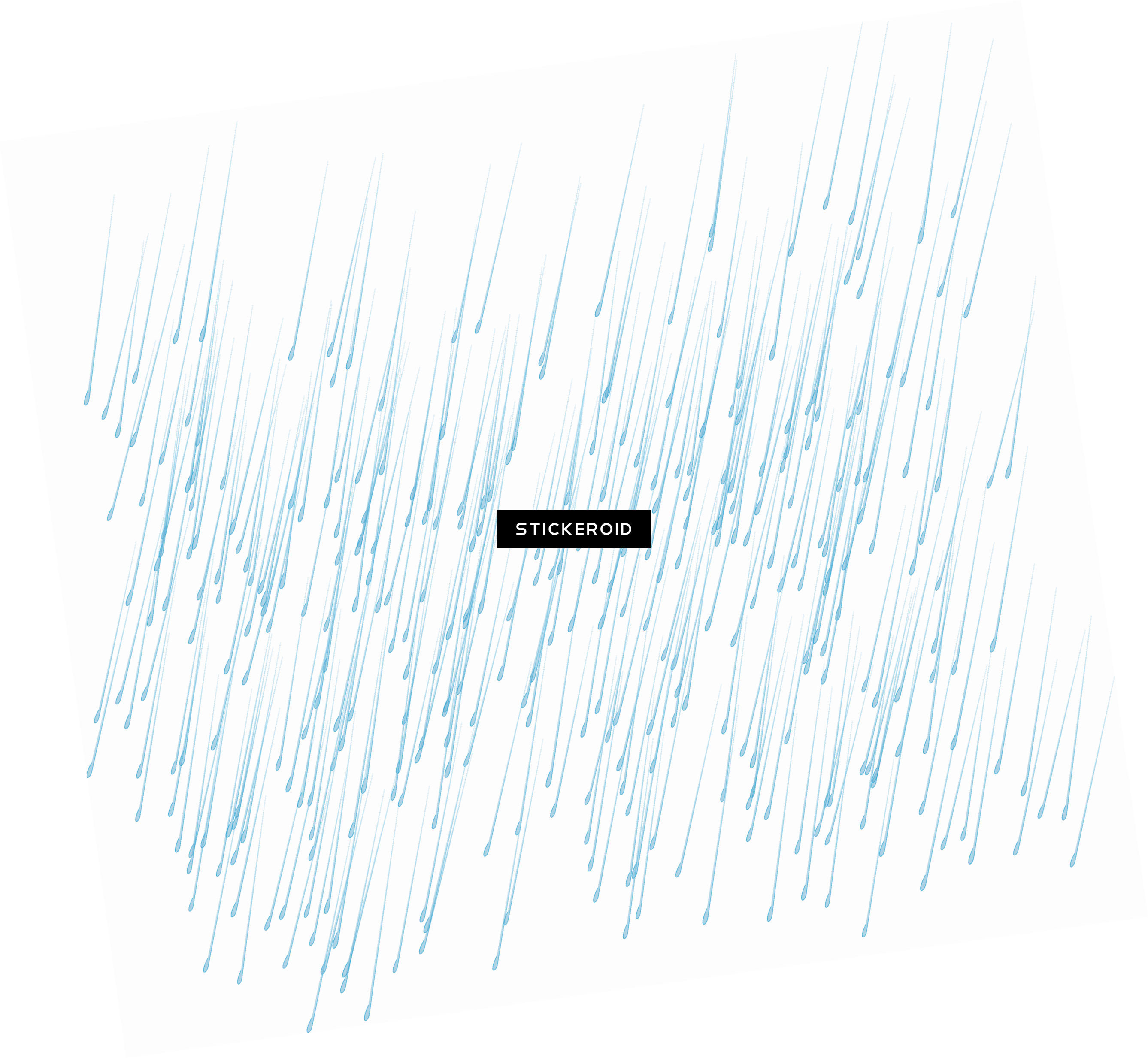 Rain - Handwriting (2675x2466), Png Download