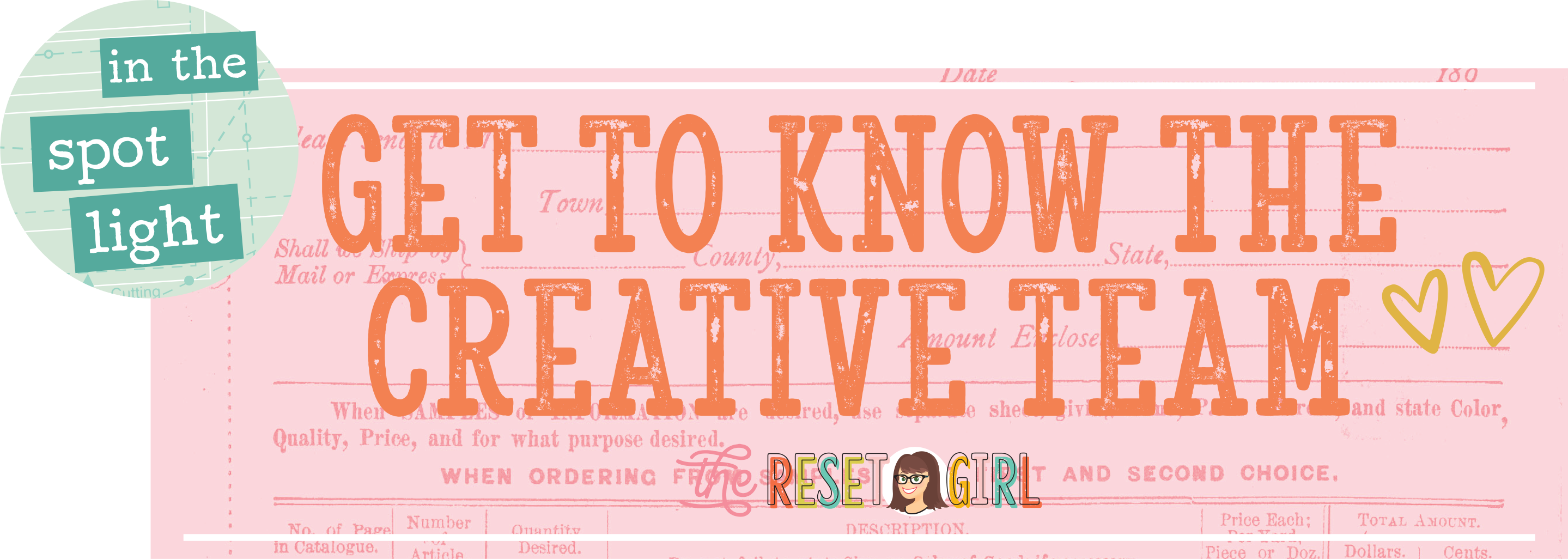 Creative Team Spotlight (2878x1026), Png Download