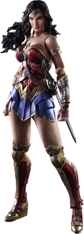 Wonder Woman Collectible Figure By Square Enix - Wonder Woman Dc Comics Collectible Figure (336x930), Png Download
