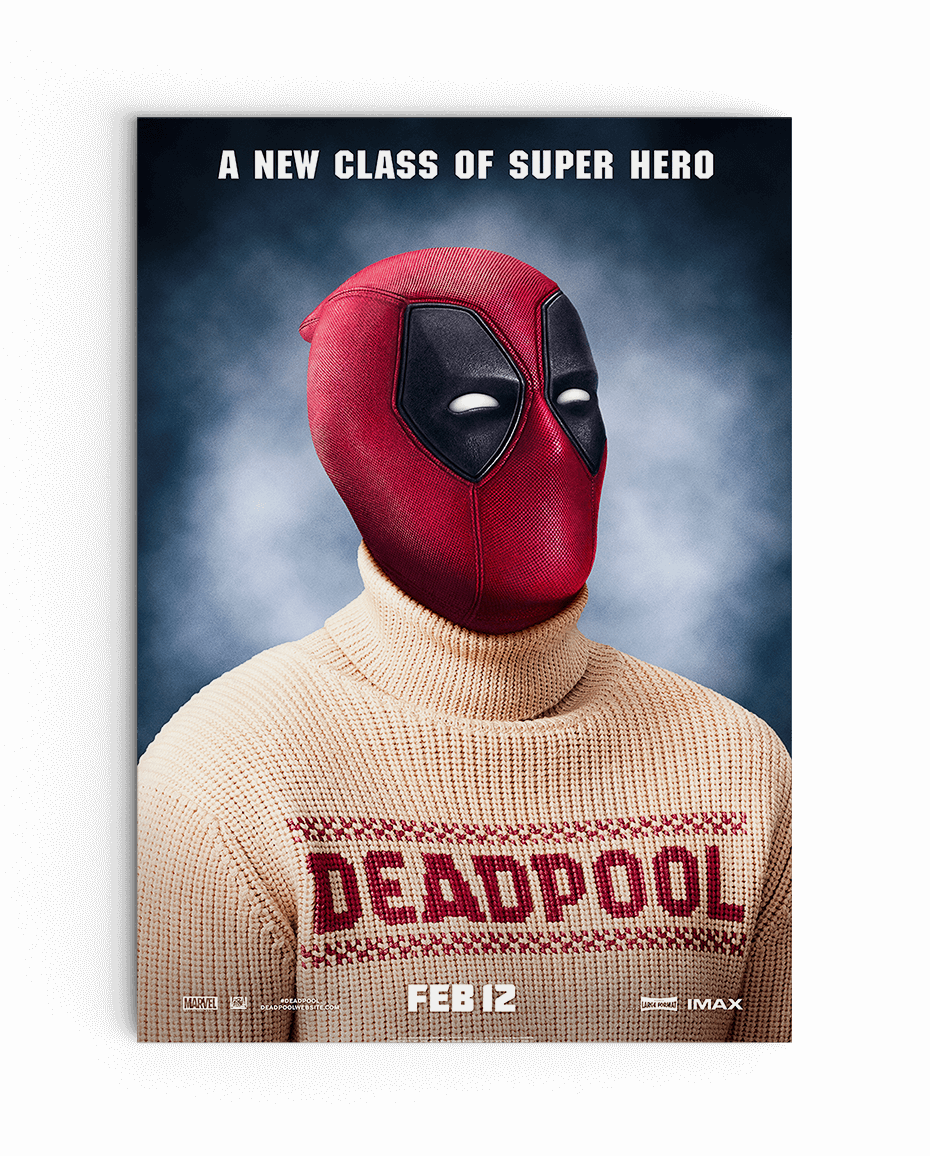 Deadpool Sweater (930x1156), Png Download