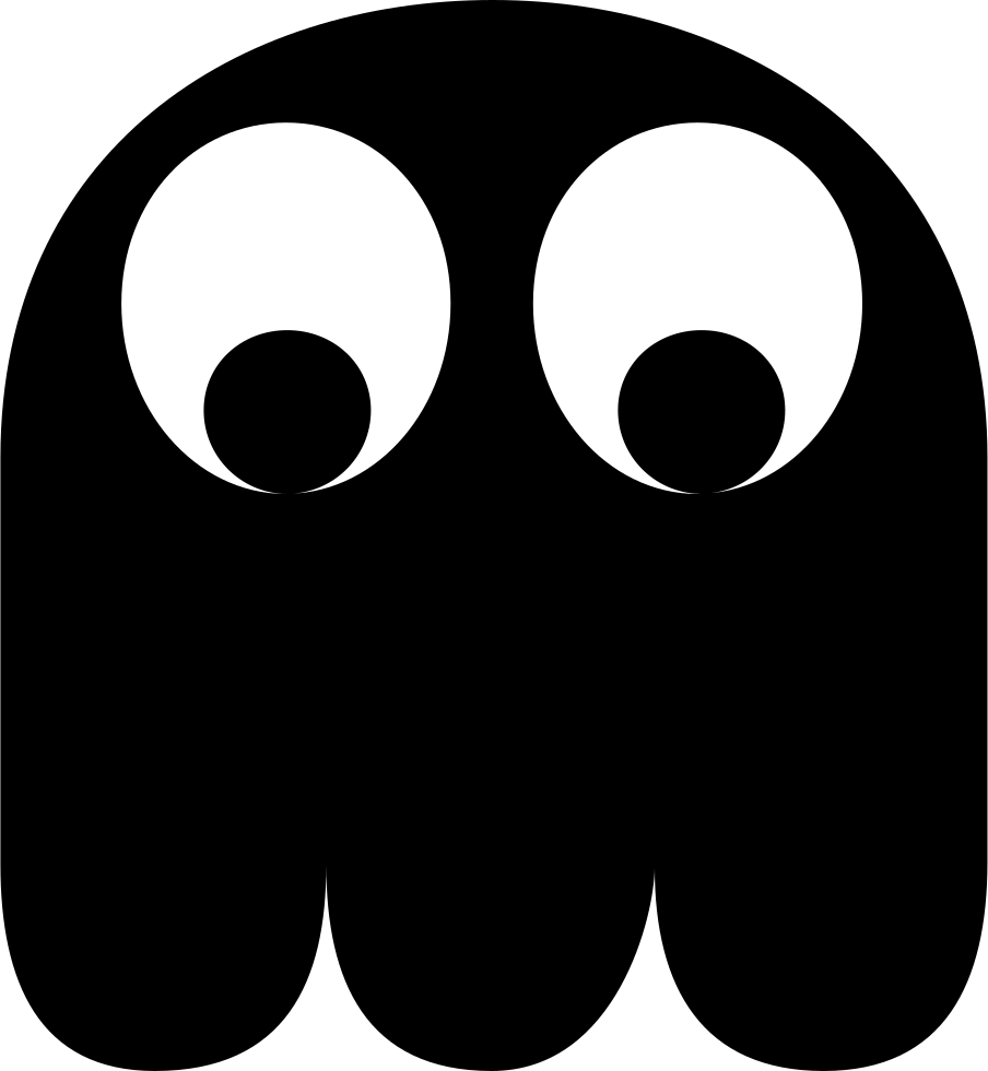 Png Icon Free Download - Pacman Ghost Vector Png (904x980), Png Download