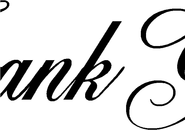 Thank You Png Transparent Images - Thank You Transparent (640x480), Png Download