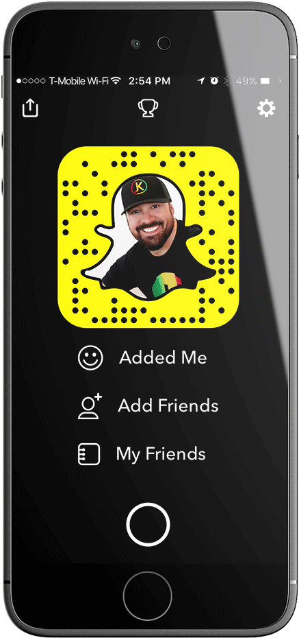 Follow Us On Snapchat - Elgrandetoto Snapchat (517x992), Png Download